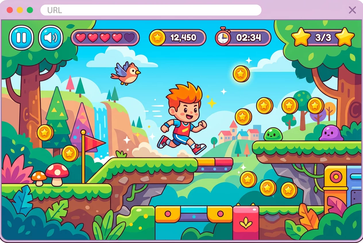 The Little Runner Platformer Dash
